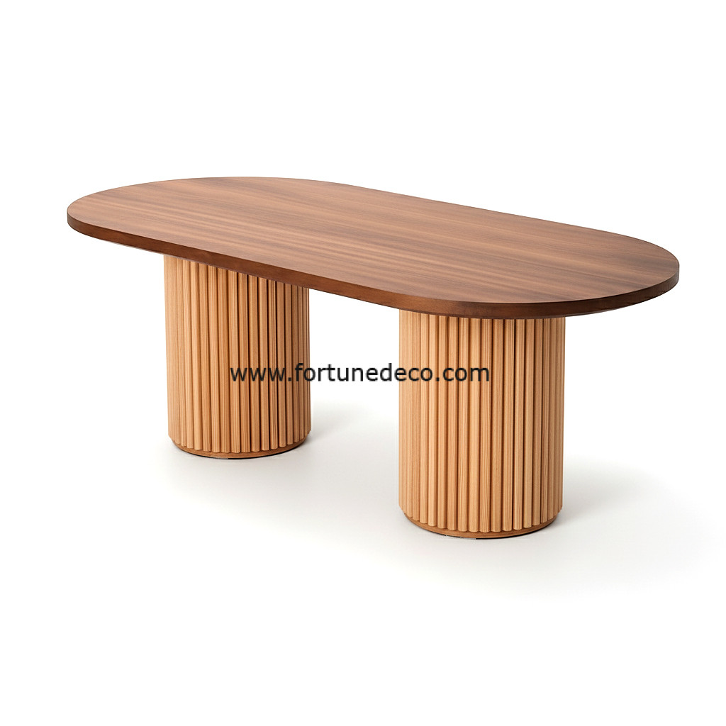 meja makan jati domura